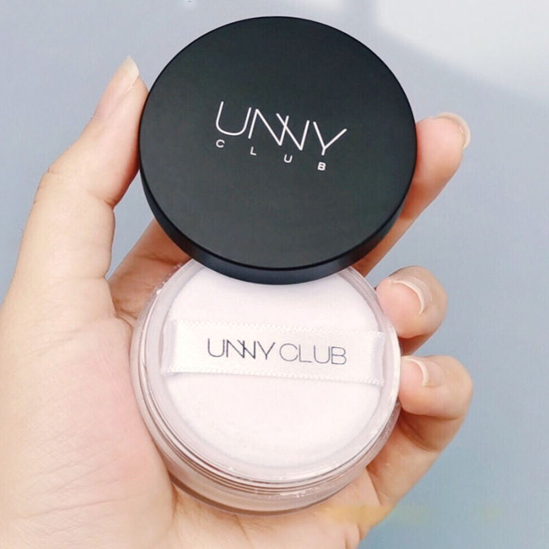 韩国unny清透无暇定妆粉散粉持久控油遮瑕防水粉饼蜜粉晚安粉